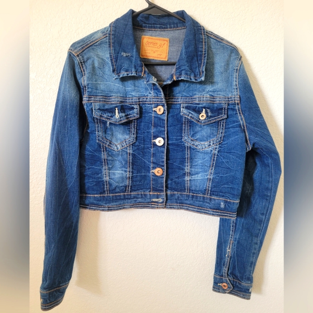 Cropped Jean Jacket